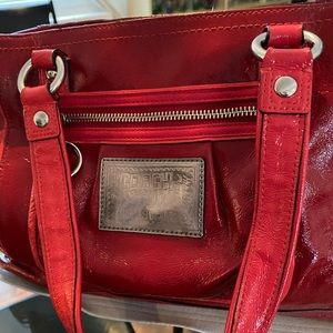 Red Coach Poppy Purse